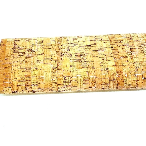 Gold Fleck Cork Clutch Purse w/ Detachable Strap. NWT - Picture 4 of 4